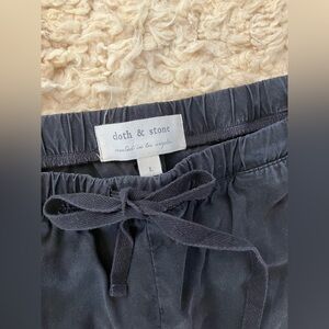 cloth & stone Charcoal Drawstring Pants